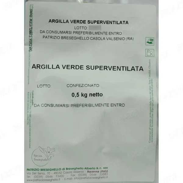 Argilla verde super ventilata 500g