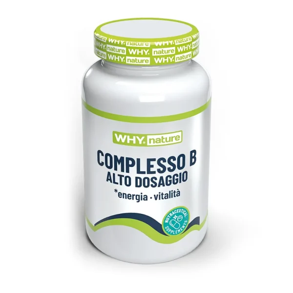 Complesso B alto dosaggio Why Nature 60 cpr